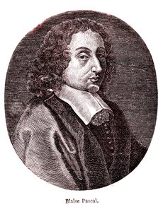 Blaise Pascal , fransk matematiker, filosof, fysiker og teolog. 1865 (gravering) av French School