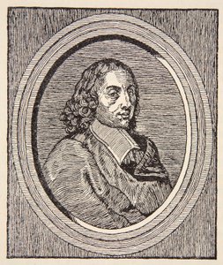 Blaise Pascal, illustrasjon fra History of the French Nation, Sciences, Volumes I & II, av Gabriel Hanotaux (1853-1944), 1924 av French School