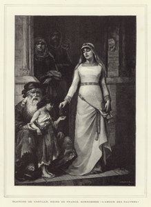 Blanche av Castille, dronningkonsort av Louis VIII av Frankrike og mor til Louis IX av French School