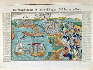 Bombardement og beleiring av Alger, 3. juli 1830, ca. 1830-35
