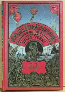 Bokomslag for 20 000 ligaer under havet av Jules Verne (1828-1905) 1870 av French School