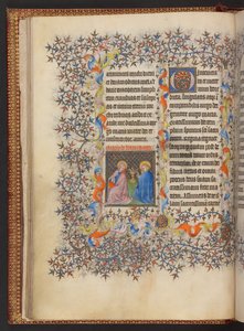 Timebok, Legg til MS 32454 f.14v, Frankrike av French School