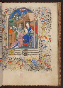 Timebok, Legg til MS 32454 f.35r, Frankrike av French School