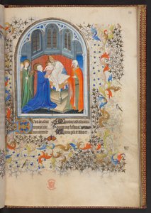 Timebok, Legg til MS 32454 f.38r, Frankrike av French School