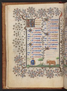 Stundenbuch, Add MS 32454 f.3v, Frankreich von French School