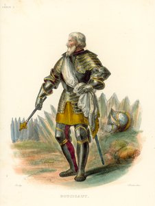 Boucicaut (farget gravering) av French School