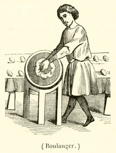 Boulanger (gravering) av French School