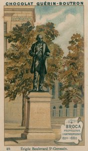 Broca, professor i antropologi, 1824-1880, Erigee Boulevard St-Germain av French School