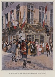 Seiersbulletin fra Italias hærer av French School