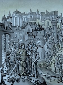 Burgunder under Charles VI av French School