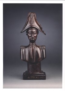 Byste av Jean-Jacques Dessalines (ca. 1758-1806) (tre) av French School