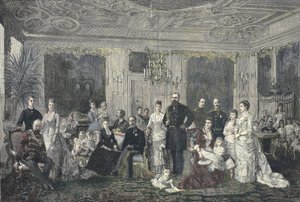 CHRISTIAN IX konge av Danmark av French School