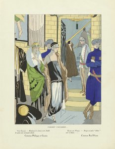 Kaukasisk kabaret ….., fra Art-Gout-Beaute, utgitt på 1920-tallet (sjablongtrykk) av French School
