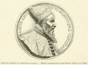 Cabinet des medals de la Bibliotheque imperiale, Medaille commemorative du doge Memmo av French School