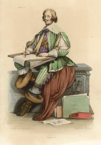 Callot (farget gravering) av French School