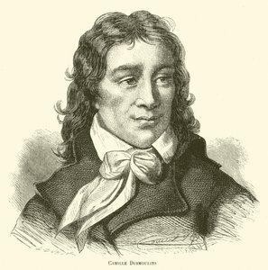 Camille Desmoulins (gravering) av French School