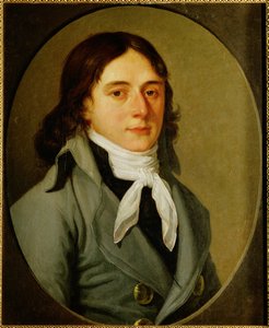 Camille Desmoulins … (olje på lerret) av French School