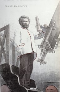 Camille Flammarion (1842-1925) fra La Revue Illustre, utgitt januar 1891 av French School