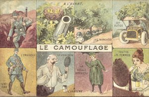 Kamuflasje (farge litho) av French School