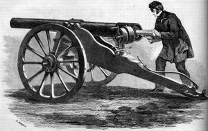 Canon Whitworth fra den engelske Armee av French School