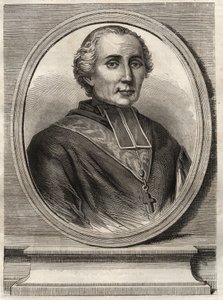 Kardinal Francois-Nicolas-Madeleine (Francois Nicolas Madeleine) Morlot 1795-1862 - Archeveque of Paris og Cardinal - av French School