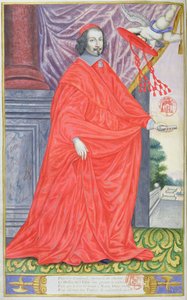 Kardinal Mazarin, illustrasjon fra The Panegyrics of the Illustrious Men of Our Century av Puget de la Serre, 1655 av French School