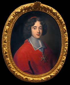Kardinal de Bouillon, abbede av Tournus fra 1660 til 1715, initiativtaker til byggingen av hotel dieu. Anonymt maleri, fransk kunst fra 1600-tallet. Hotel Dieu, Musee Greuze, Tournus. av French School