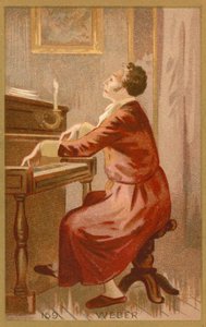 Carl Maria von Weber , tysk komponist