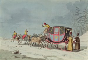 Vogn på sleder av French School