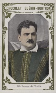 Caruso, de lOpera (farget bilde) av French School