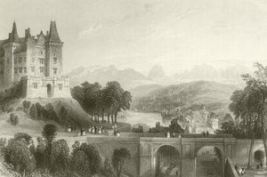 Slottet i Pau, fødestedet til kong Henry IV av French School