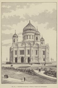 Frelserens katedral, Moskva (gravering) av French School
