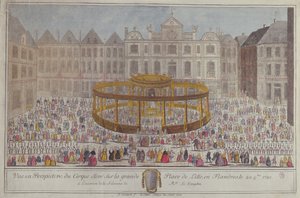 Feiringer på Lille til ære for fødselen av Dauphin, 1781 av French School