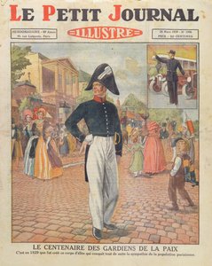 Centenary of the Guardians of the Peace, forsideillustrasjon av Le Petit Journal, 24. mars 1929