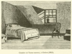Rom der Turner døde, i Chelsea av French School