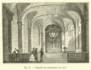 Fangenes kapell i 1830 av French School