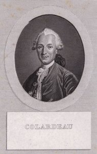 Charles-Pierre Colardeau , fransk poet (gravering) av French School