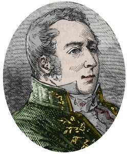 Charles Augustin (Charles-Augustin) Coulomb (1736-1806), vitenskapsmann, ingeniør, fysiker - Gravering i "Sciences à la gratete de tous - physics et chimie populaires" av Alexis Clerc - Slutten av 1800-tallet - Privat samling av French School