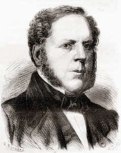 Charles Christofle, fra Les Merveilles de la Science, publisert ca. 1870 (gravering) av French School