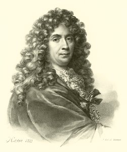 Charles Le Brun, portrett (gravering) av French School