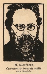 Charles Rappoport , litauiskfødt fransk kommunistisk politiker (lito) av French School