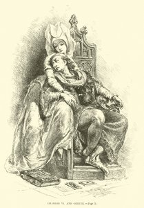 Charles VI og Odette av French School