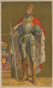 Charles V, den hellige romerske keiser (1500–1558) av French School