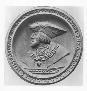 Charles V, den hellige romerske keiseren (tre) av French School