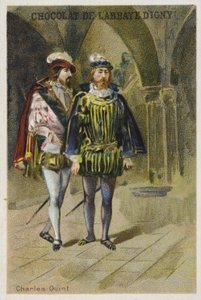 Charles V, den hellige romerske keiseren av French School