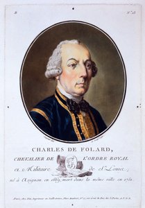 Charles de Folard, fra Portraits of Great Men, Illustrious Women, and Memorable Subjects of France, publisert 1787-92 av French School