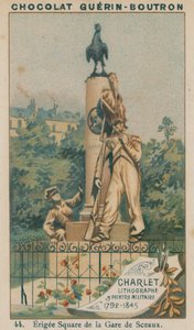 Charlet, litograf og militærmaler, 1792-1845, Erigee Square de la Gare de Sceaux av French School
