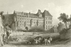 Slottet i Blois av French School