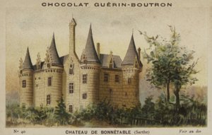 Slottet i Bonnetable, Sarthe av French School