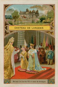 Slottet i Langeais av French School
